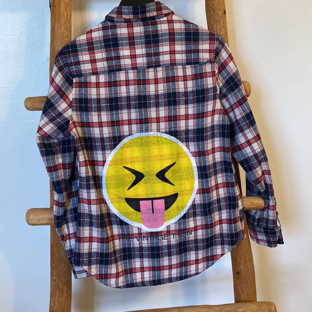 Graphic Plaid Shirt
